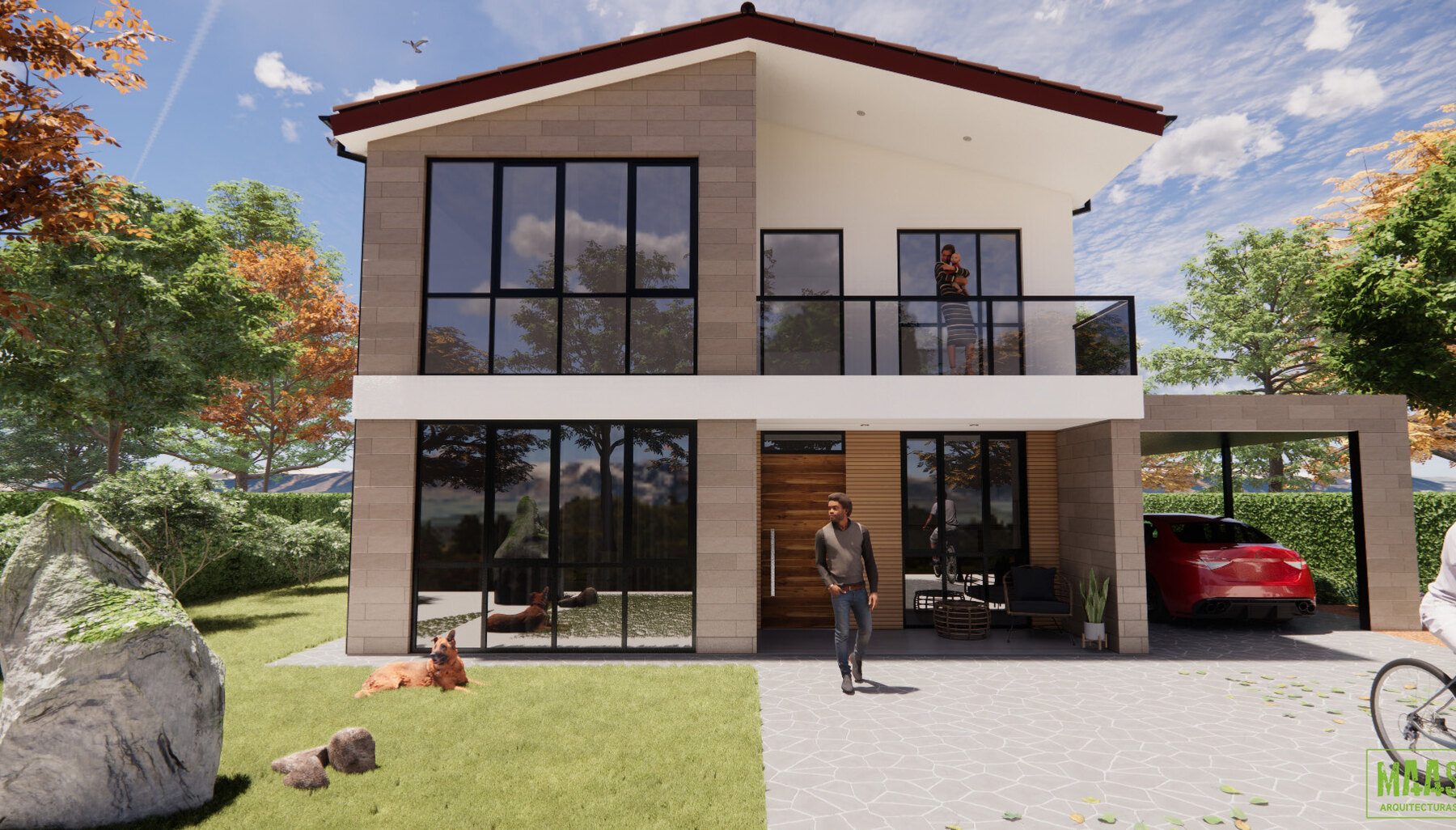 Vivienda de madera proyectada por MAAS Arquitecturas